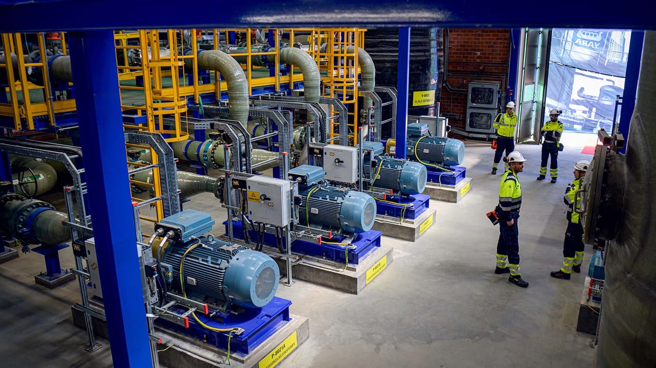 Yara International renewable hydrogen production plant