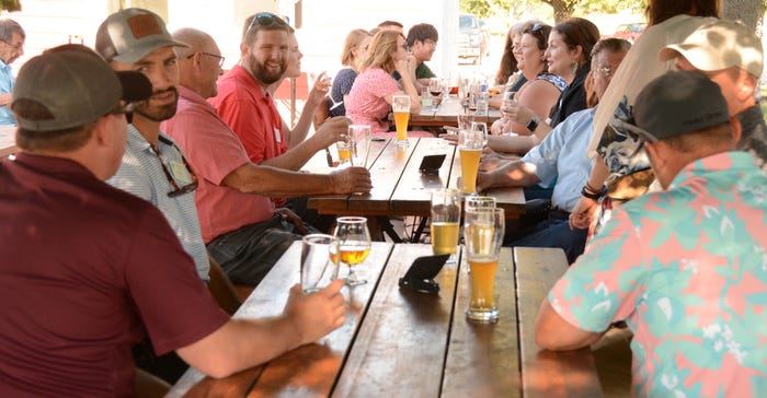 Cultivating Master Farmers Class of 2023 socializing at Riggs Beer Co, Cultivating Master Farmers Class of 2023 socializing at Riggs Beer Co,