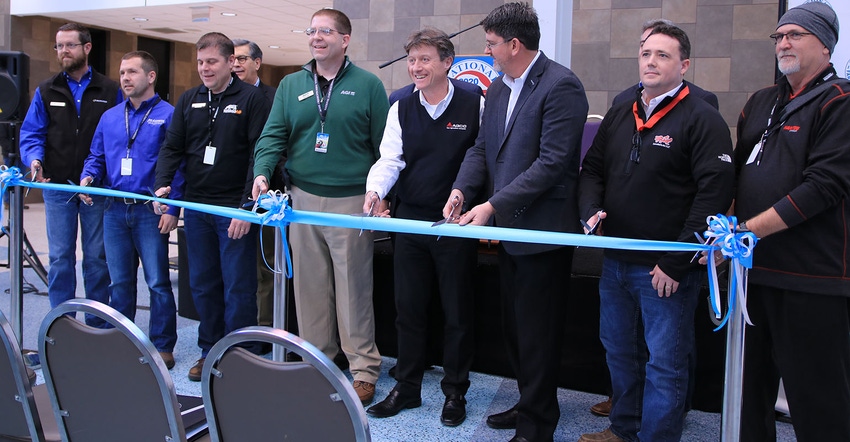 ribbon cutting at National Farm Machinery Show ribbon cutting at National Farm Machinery Show