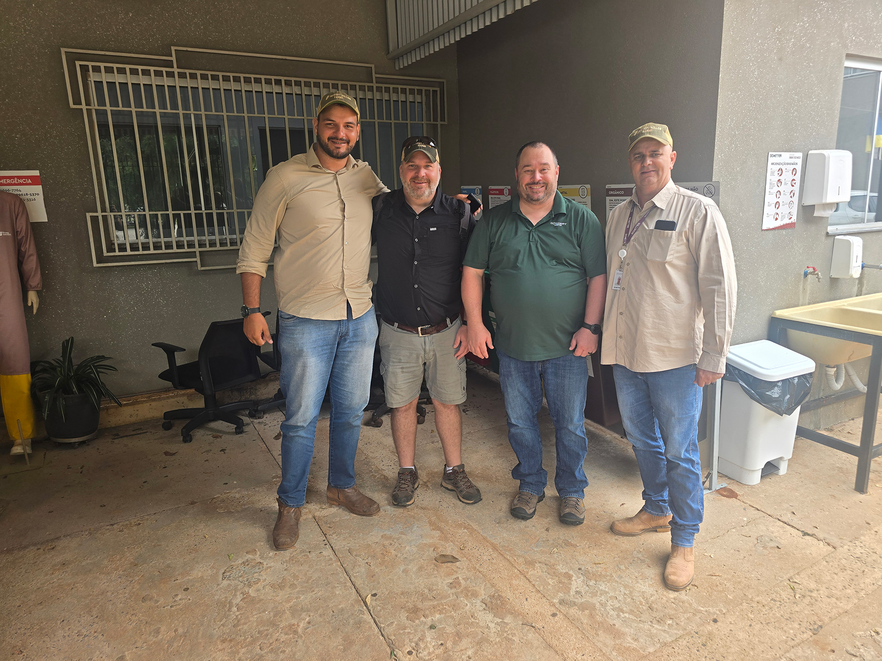 Chris Weaver - Farmers gathered together for a photo