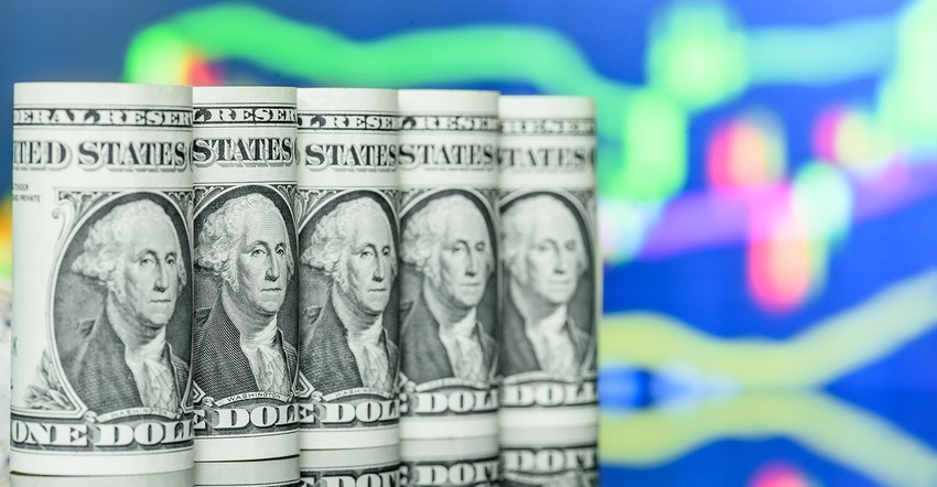 one dollar banknotes with a technical analysis chart of financial instruments one dollar banknotes with a technical analysis chart of financial instruments