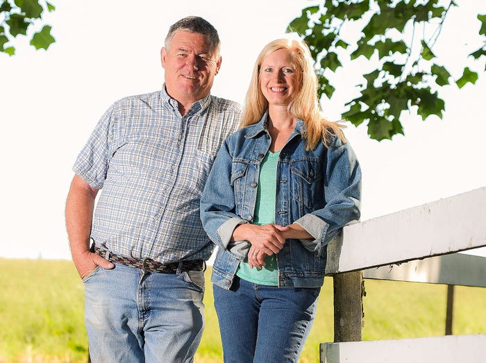 Greg and Peggy McKean, owners of McKean Bros. Angus in Mercer, Pa.