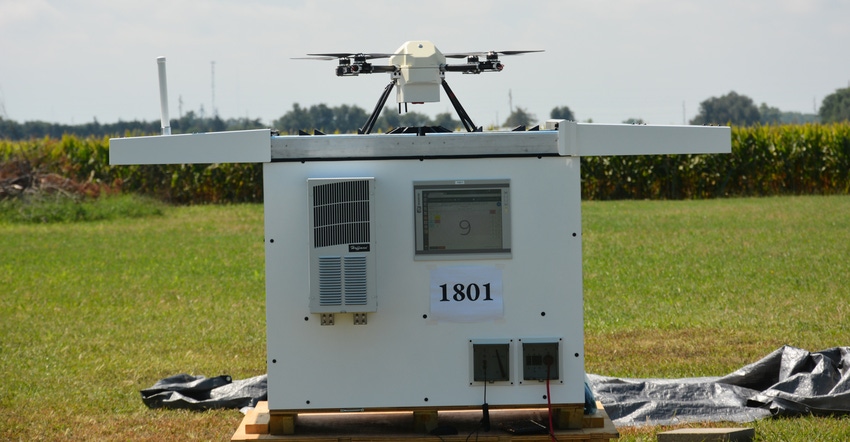 hvor som helst Kro telt Autonomous drone is making test flights in Kansas, Illinois