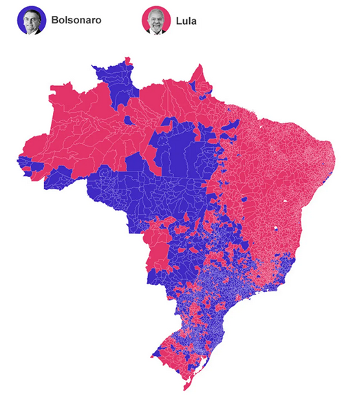 Brazil election map