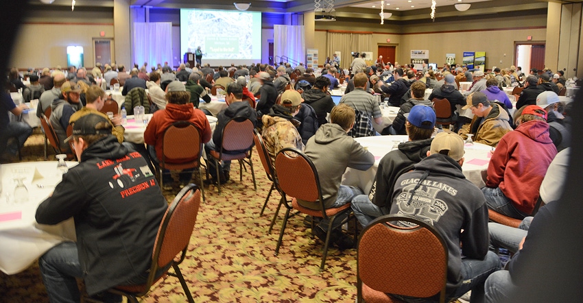 large crowd attending South Dakota Soil Health Conference
