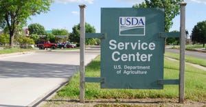 USDA  sign