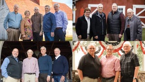  a collage of previous Prairie Farmer Master Farmer winners