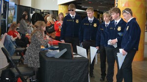 FFA Members at the 95th annual State FFA Convention