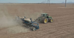 Kinze planter in action