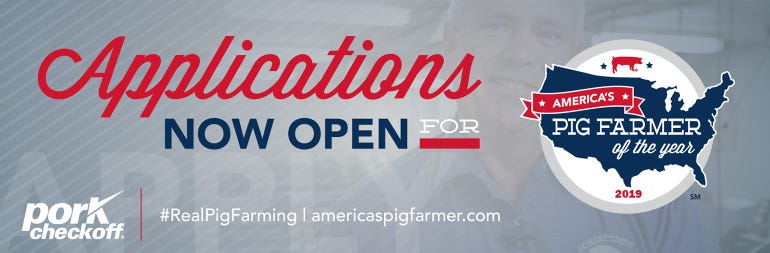 America's Pig Farmer of the Year nomination graphic