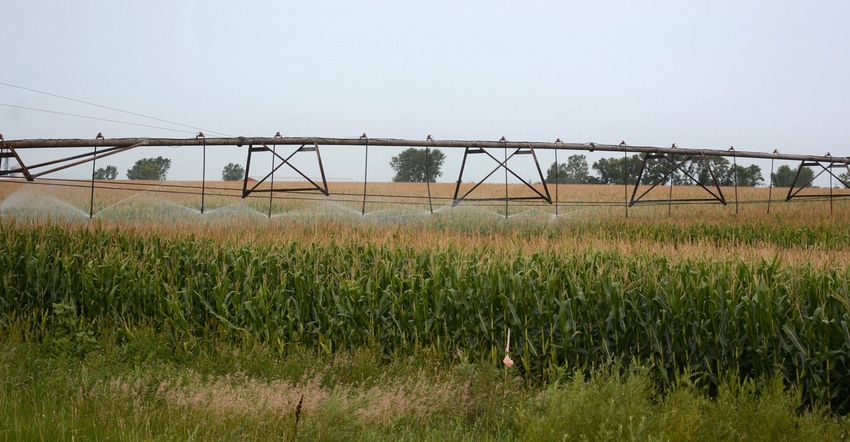 irrigation in rural farm land