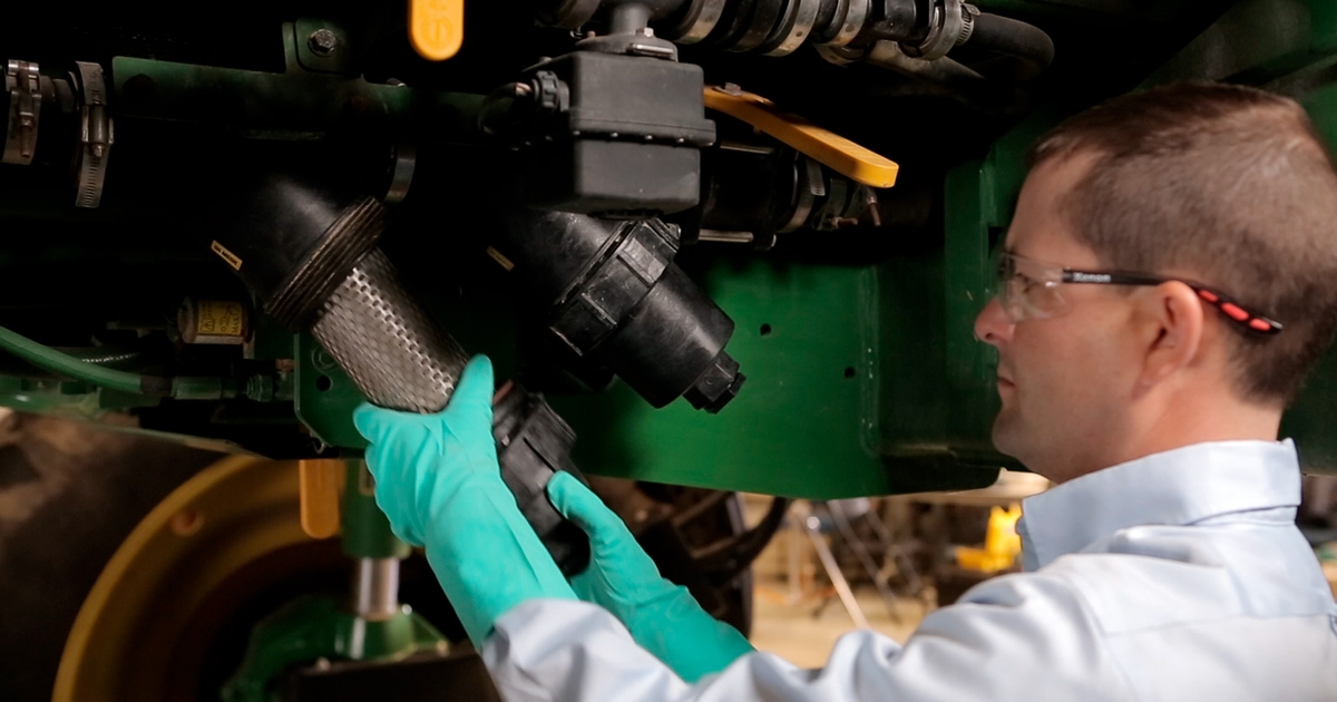 Clean the sprayer per herbicide label to avoid crop damage