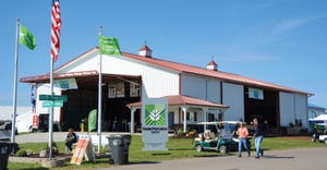 Hospitality Building at Farm Progress Show in Decatur, Illinois