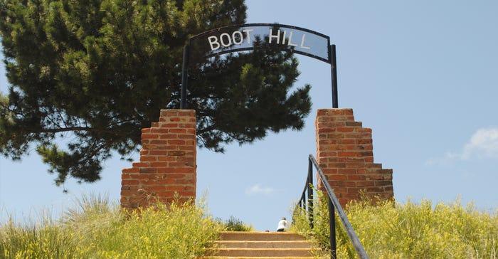 Boot Hill sign Boot Hill sign