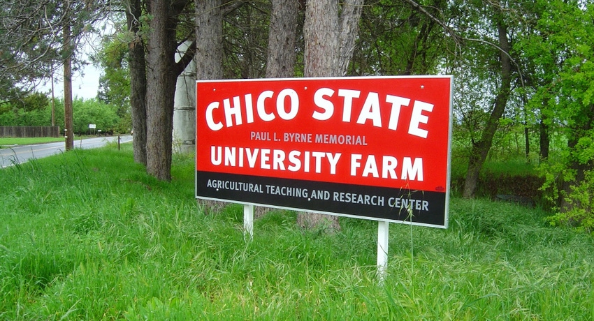 California State University, Chico farm entrance