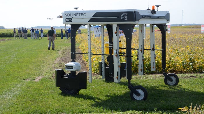 Solinftec robot that scouts and sprays crops