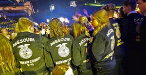 FFA members at the National FFA Convention and Expo 