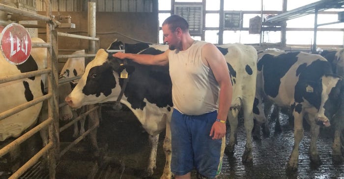 Young farmer back to work after serious 2021 accident