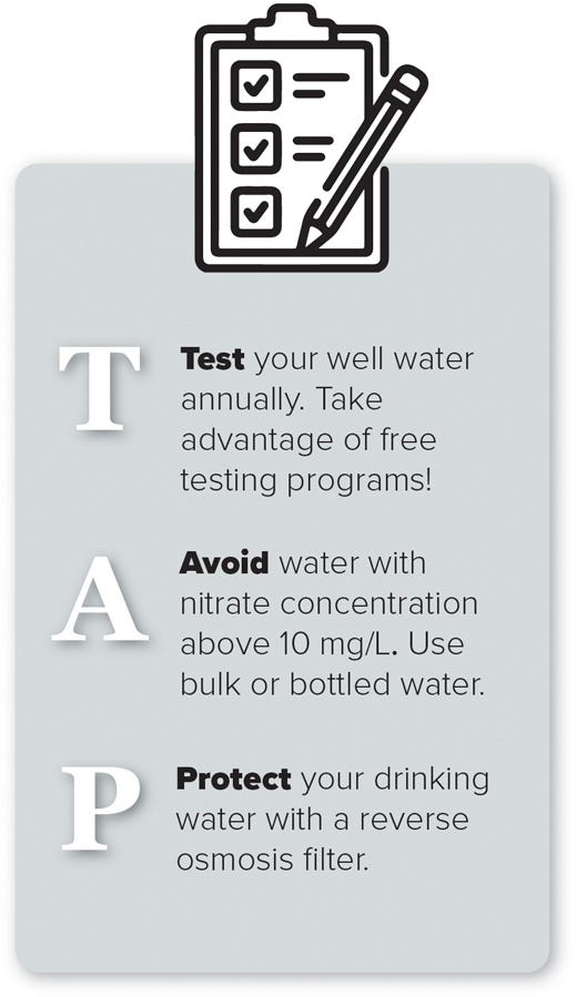 Test, avoid, protect infographic
