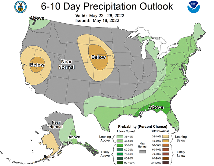 6-10 day precipitation outlook