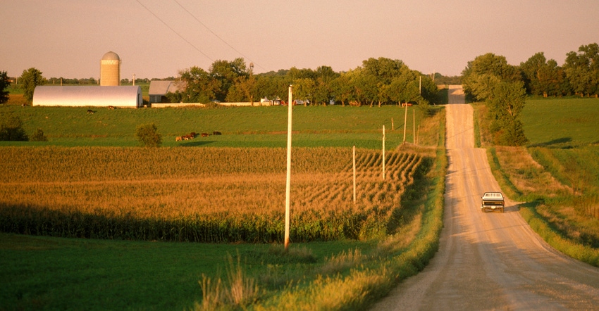 farm and dirt road farm and dirt road