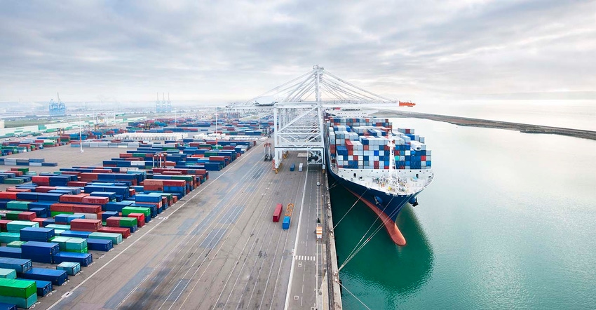 Ship and containers Ship and containers