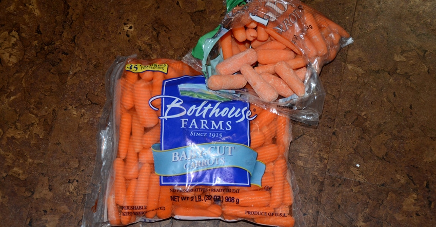 bags of baby carrots