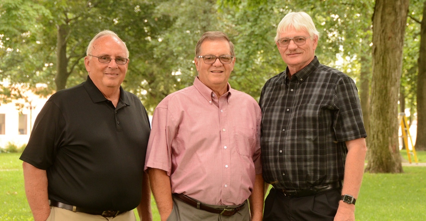Kent Hodel, Paul Taylor and Kenneth Hartman Jr.