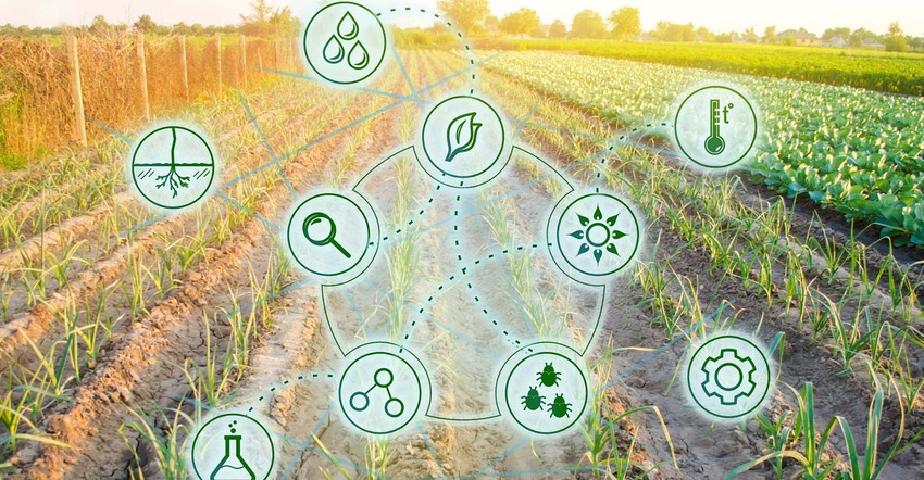 digital farming concept