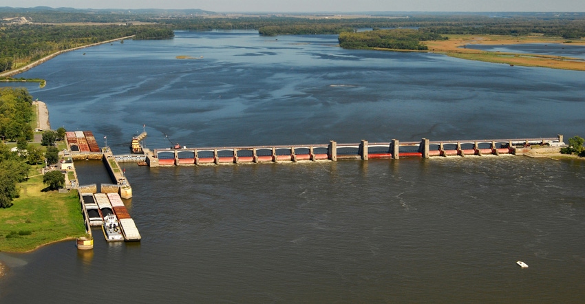 Mississippi River Lock and Dam No. 25