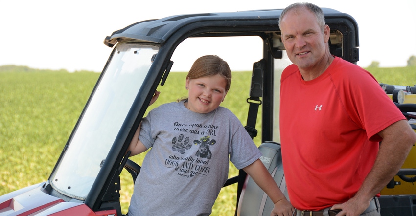 Macie and Andy Bartlow in front of Ranger 