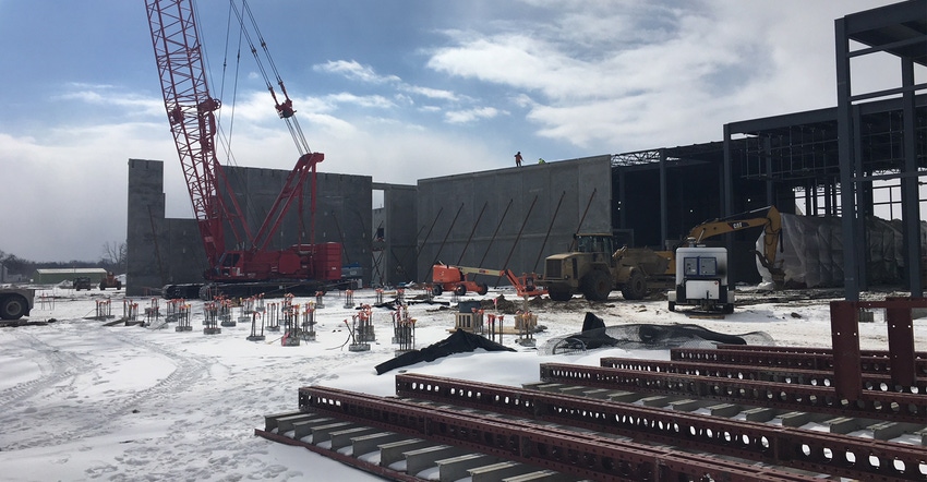 a 375,000 sq foot warehouse facitlity being constructed a 375,000 sq foot warehouse facitlity being constructed