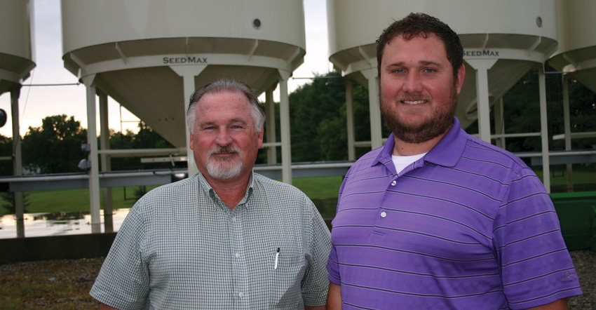 Fred Yoder (left) and his son, Josh Fred Yoder (left) and his son, Josh