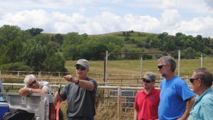 a hooked knife demonstrated here at a field day several years ago near Lynch, Neb