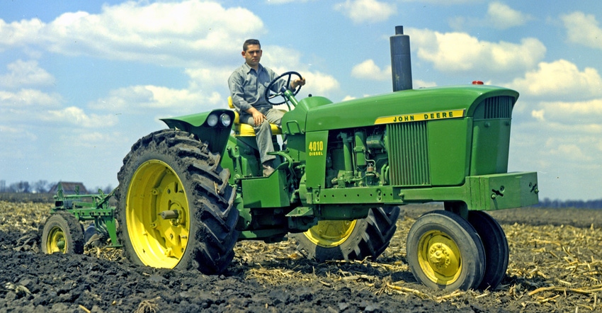 John Deere Company 4010 tractor in 1960