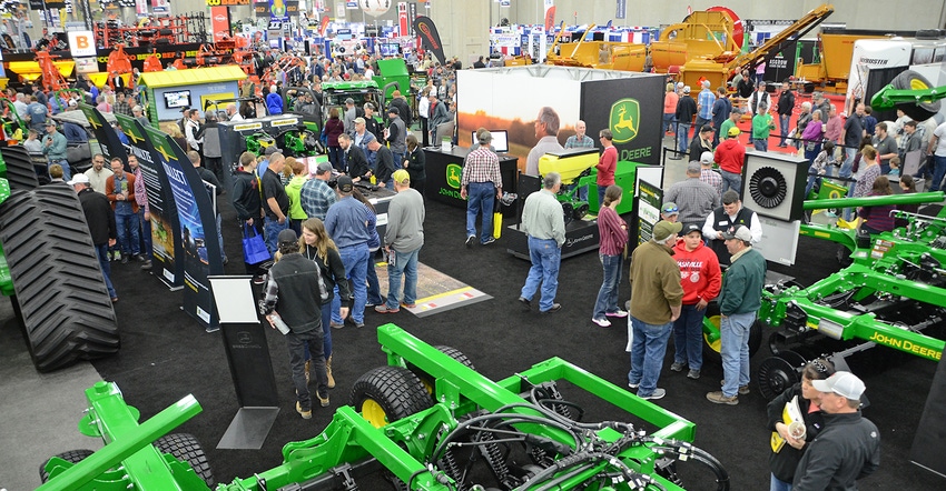 agriculture trade show floor