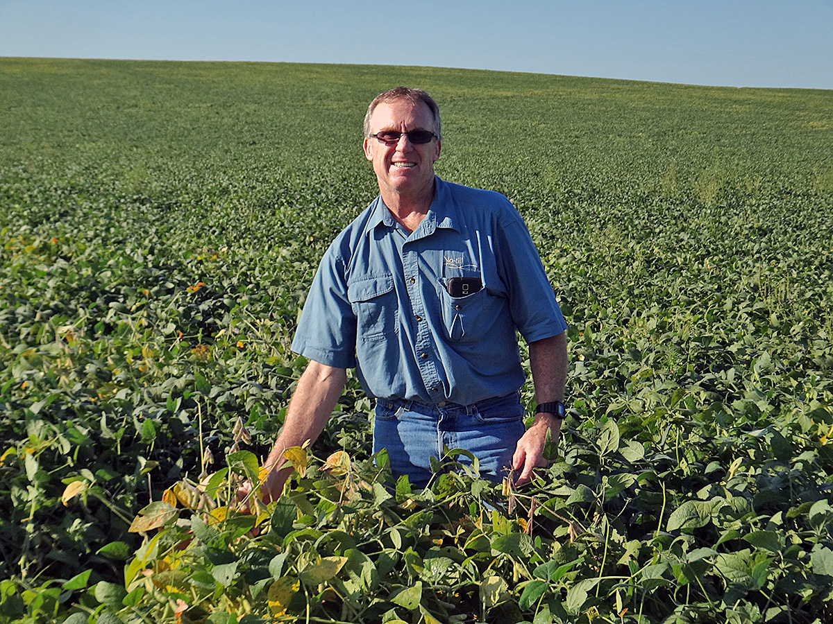 Farmer uses no-till, cover crops to grow organic matter, protect soil