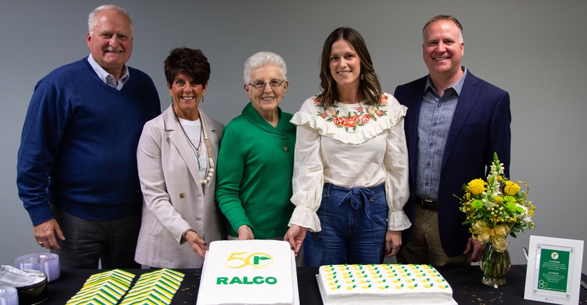 Ralco owners Jon and Niter Knochenmus and Mindy and Brian Knochenmus, along with founder Lou Galbraith Ralco owners Jon and Niter Knochenmus and Mindy and Brian Knochenmus, along with founder Lou Galbraith