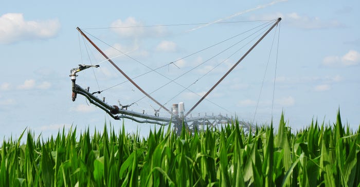 Fertigating—applying fertilizer through the irrigator—provides precise application of fertilizer when crops need it and can use it