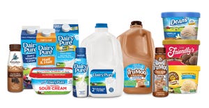 Assortment of dairy products from Dean Foods