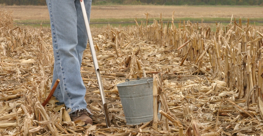 a soil probe 