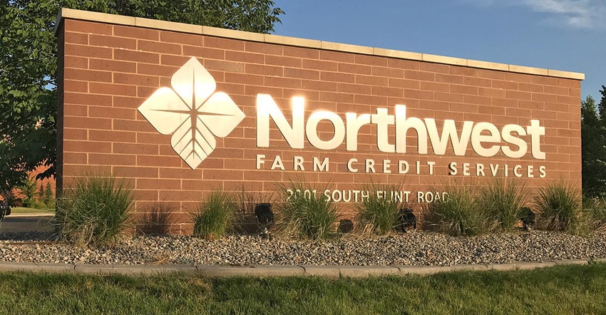 Northwest Farm Credit Services sign