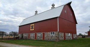 The Nosbisch barn near New Hampton, Iowa