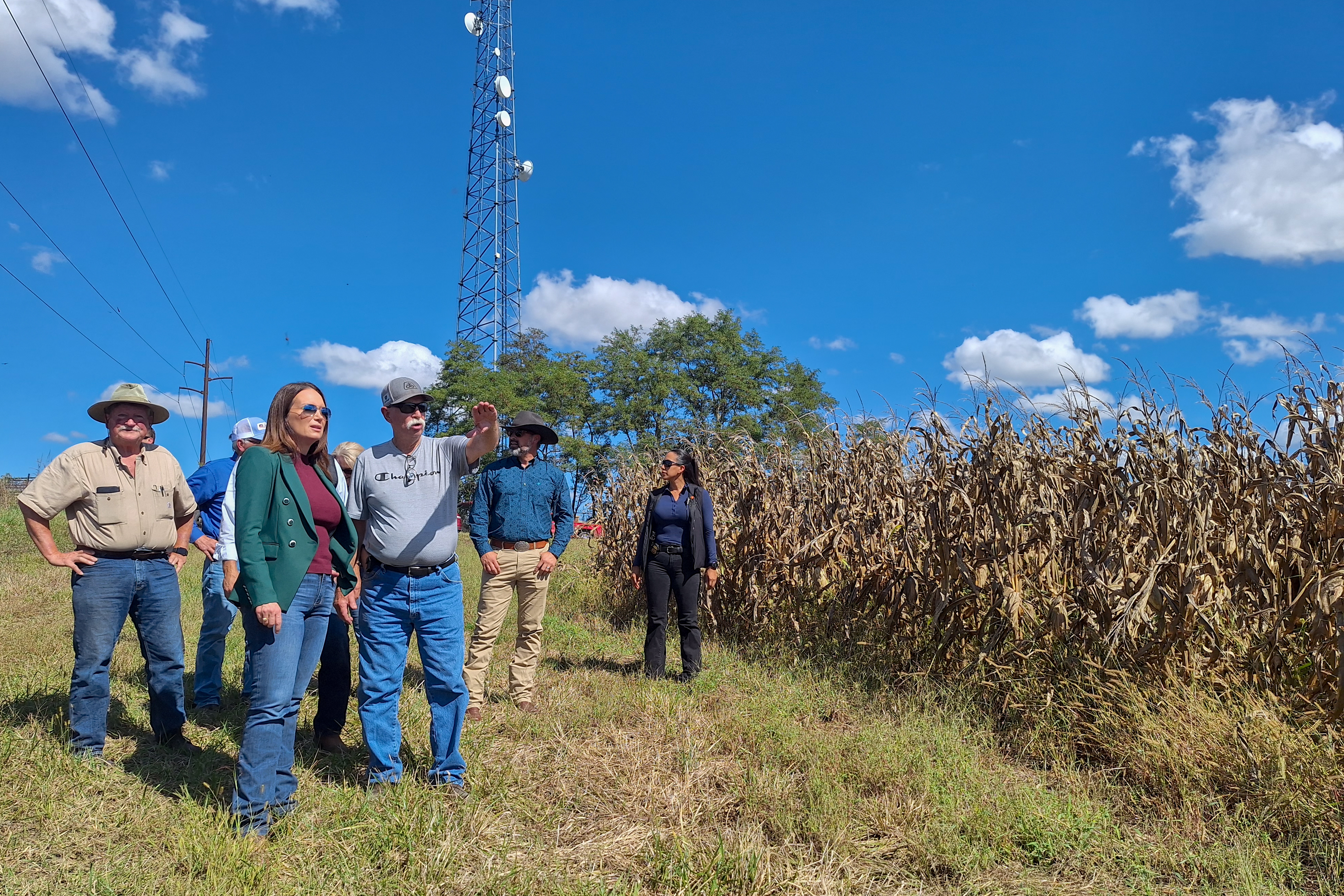 Farmers speaking to Brooke Rollins