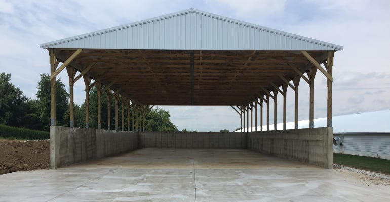 manure storage area