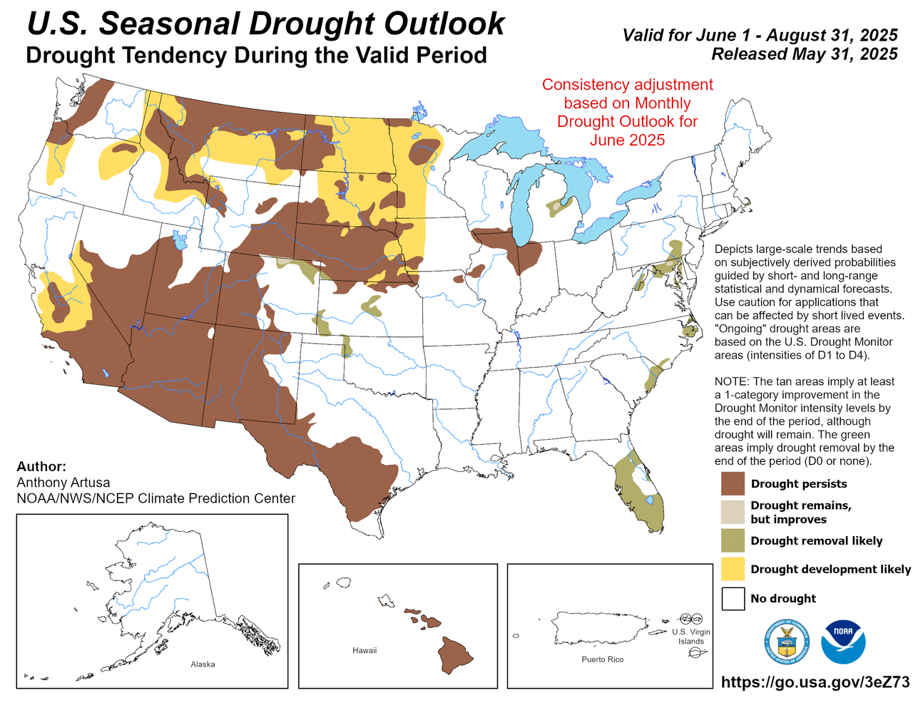 Seasonal drought outlook