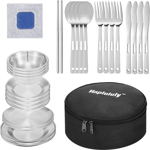 stainless steel picnic set
