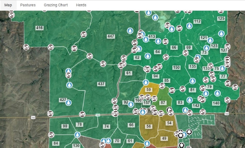 Overview of Alexander Ranch on PastureMap