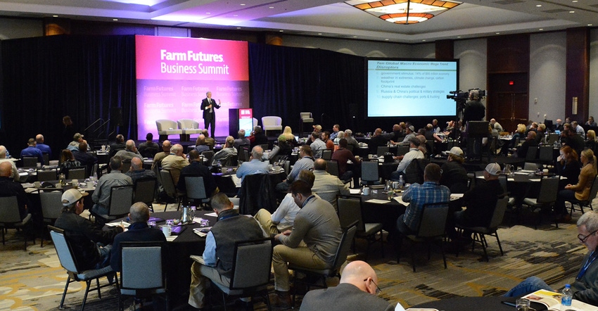 Farm Futures Business Summit 2022 crowd shot Farm Futures Business Summit 2022 crowd shot