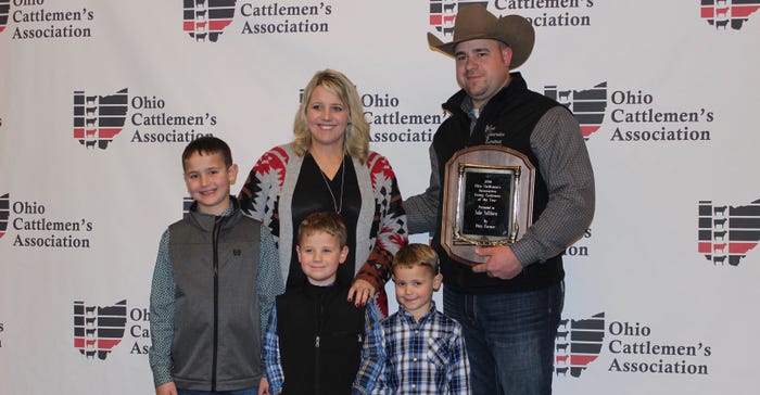 Luke Vollborn with wife Courtney and children Bryceton, Colton and Hudson